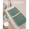 Blissful Diary Muslin Baby Changing Pad with Waterproof Lining Foam,