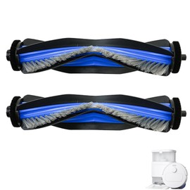 2 Pack Replacement Parts Main Brushes for Ecovacs Deebot N30 PRO OMNI/N30 OMNI/T50 Pro Omni/T50 Omni /T50 Max /T50 Max Pro /T50 Pro/X8 Omni/X8 Pro Omni/T80 Omni/T80 Clean Detachable Brush Accessories