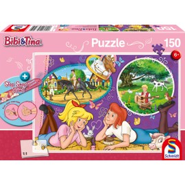 Schmidt Spiele Puzzle 56321 Blocksberg/Bibi & Tina Bibi und Tina, Freundinnen für Immer, 150 Teile Kinderpuzzle, bunt