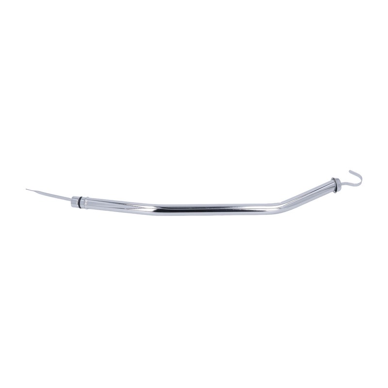 22in Transmission Oil Dipstick Silver Chrome Stainless Steel Tube for