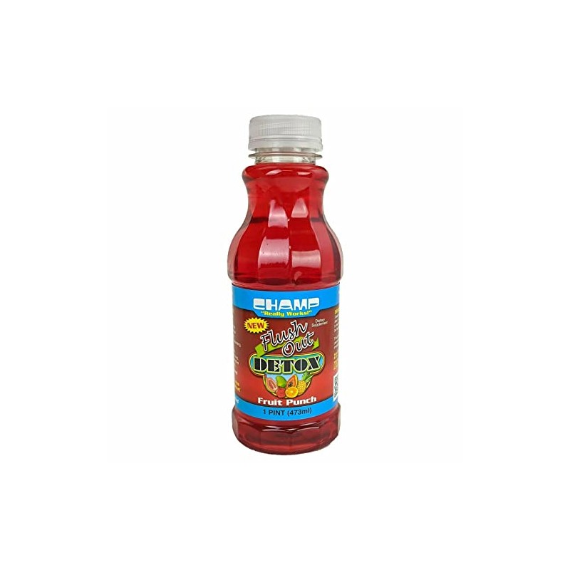 Champ Flush Out Detox Drink - Fruit Punch 16 oz