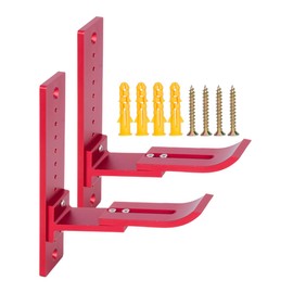 RC Model Climbing Car Vehicle Off-Road Vehicle Closet Display Storage Rack Wall Hanger for 1/18 1/16 1/10 1/8 1/5 RC Car (Red)