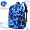 Boy School Backpack Elementary Middle Lightning Bookbag Laptop Teenager Waterproof