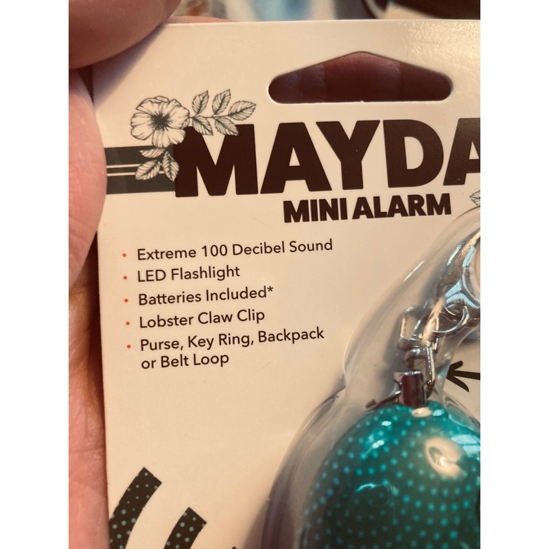 Mayday NEW MayDay Mini Alarm Emergency Personal Safety 100 Decibels