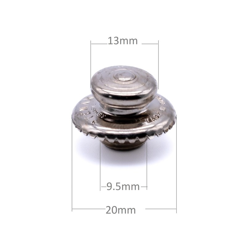 1 x Tenax fastener (Made in England) button and nut