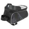 Bike Front Frame Bag Waterproof TPU Sensitive Touch Screen Top