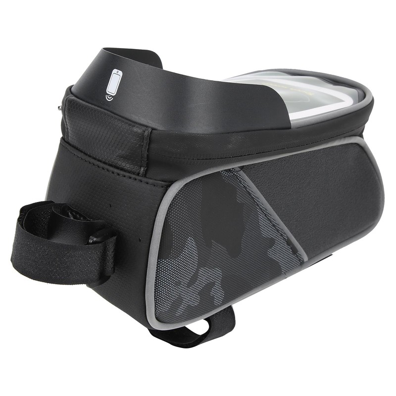 Bike Front Frame Bag Waterproof TPU Sensitive Touch Screen Top