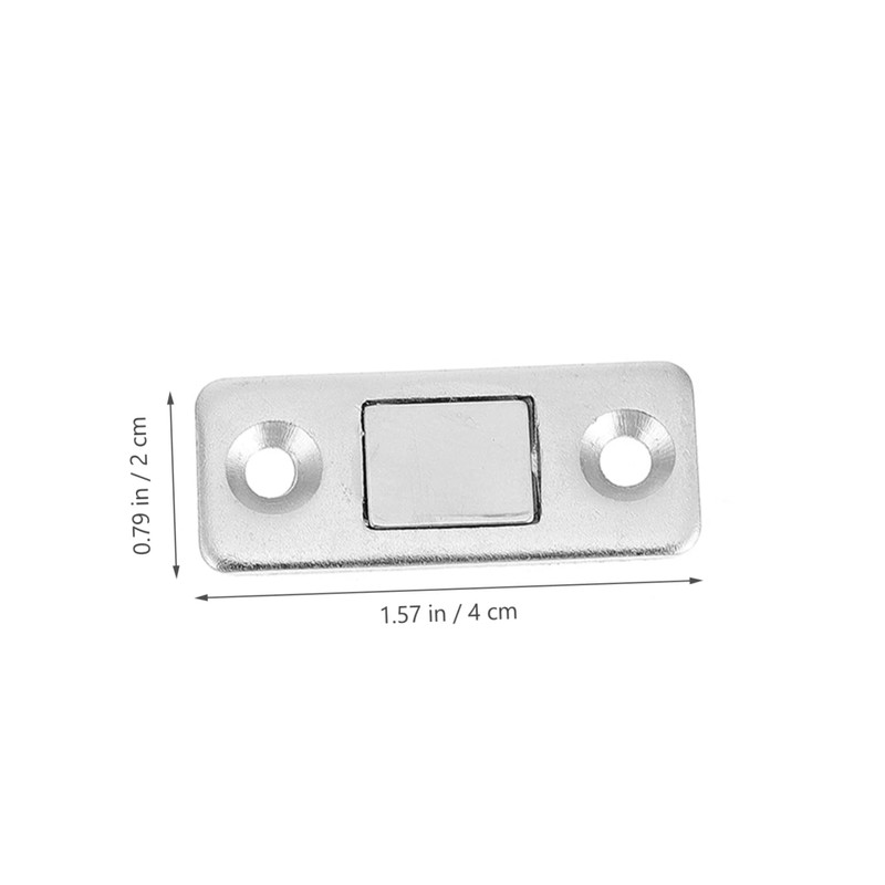LALAFINA Door Catcher Cupboard 4pcs Stopper Invisible l Shape Wardrobe