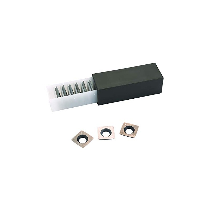 Replacement Carbide Inserts For Byrd Shelix Cutterheads, 10 Pack