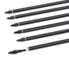 28 Inch Carbon Archery Arrows, Shaft Spine 500 with Removable
