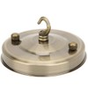 Mumusuki 2PCS Iron Chandelier Hanging Plate Hook Ceiling Light Canopy