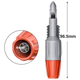 Goupchn 2PCS Heavy Duty Wire Piercing Probes Insulation Piercing Clip Set with 4mm Female Socket for Multimeter Voltmeter Electrical Testing Orange