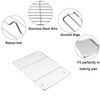 TeamFar Baking Tray and Rack Set, Stainless Steel Baking Pan