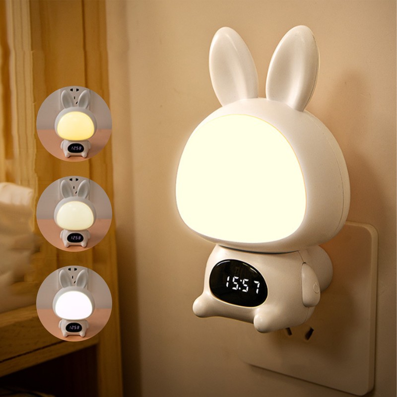 Cartoon Cute LED Night Light Remote Control Plug in Wall