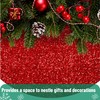 Mr. Pen- Christmas Tree Skirt, 36 inch, Red Sequin Tree