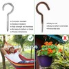 M METERXITY 4-Pack Hooks Screw, M5 304 Stainless Steel Heavy