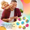 Cagemoga 18 Pack 2.36 Inch Stringy Balls Soft Rainbow Stringy