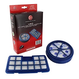 Hoover Original 35600936 U60 Set Filter, Kunststoff, weiß