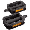 Bridgestone Bicycle Pedal with Resin Reflector Black VP-308.A P4376 F460169BLC
