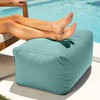 Jaxx Leon Outdoor Bean Bag Ottoman, Breeze