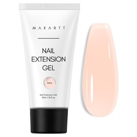 Makartt Poly Nail Gel：Gel Builder for Nail Extension, Light Nude Color, 50 ML Strong Strengthener Gel for Trendy Nail Art-Long-Lasting and Easy to Use Supplies-Rebel