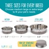 Messy Mutts Stainless Steel Heavy Gauge Bowl with Non-Slip Removable