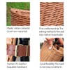 Children s Bike Basket Kids Front Handlebar Basket Plastic Rattan