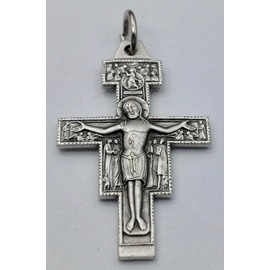 CRUCIFIX OF SAINT DAMIANO (FAITHFUL REPRODUCTION OF THE CRUCIFIX THAT SPOKE TO SAINT FRANCIS OF ASSISI) - 100% MADE IN ITALY