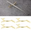 4 Pieces Chopsticks Holder Cute Animal Chopsticks Rest for Dining