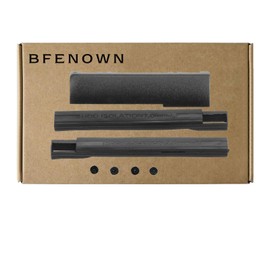 Bfenown Replacement HDD SSD Hard Drive Disk Caddy Cover + 7mm Isolation Rubber Rails for Dell Latitude E6440 6440