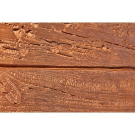 Wallwell Faux Rustic Wood Panel,3.63-21. - 1 Panel, Antique Brown