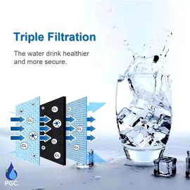 Water filter replacement, Compatible with EDR1RXD1,EDR1RXD1B,W10295370,Filter 1,WHR1RXD1,KAD1RXD1,P4RFWB,P8RFWB2L,46-9930,46-9081 2PACK