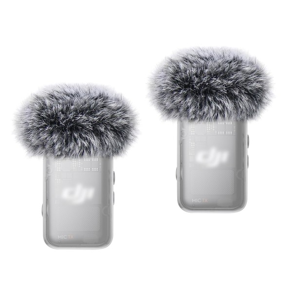 YEAOI 2-Pack Microphone Windscreen for DJI Mic 2 Transmitter (TX),