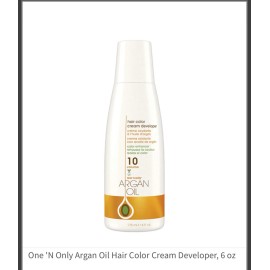 One 'n Only Hair color cream developer volume 10 by One n only Argan Oil 6fl oz