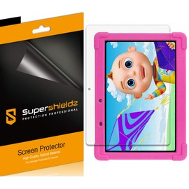 Supershieldz (3 Pack) Designed for Contixo 10 inch Kids Learning Tablet (K102/ K101/ K101A) Screen Protector, High Definition Clear Shield (PET)