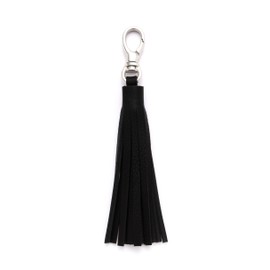 Schott Leather FRINGE KEY HOLDER Leather Fringe Key Chain Men's 782-4970054, 010 black
