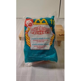 Power Rangers Vintage 2000 Power Ranger Rescue Titanium Power Ranger McDonald's Happy Meal Toy