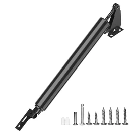 Usaidon Storm Door Closer,Heavy Duty Door Closure with Hold Open Feature & Smooth Closing Motion – for Storm, Screen Doors Black