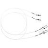 Spro Matt Black Leader Fluoro - 2 Fluorocarbon Spin Leaders