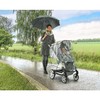 Reer RainCover Active Rain Cover for Buggies and Pushchairs, Grey/Black,