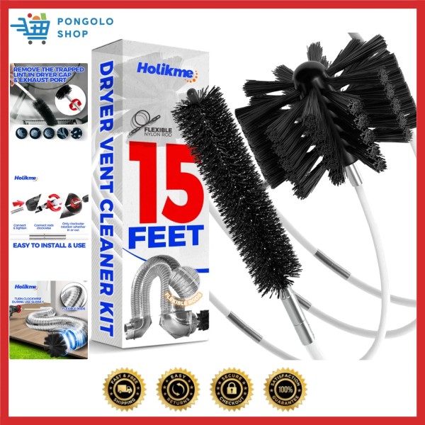 Unbranded 15 Feet Dryer Vent Cleaning Brush, Lint Remover, Extends