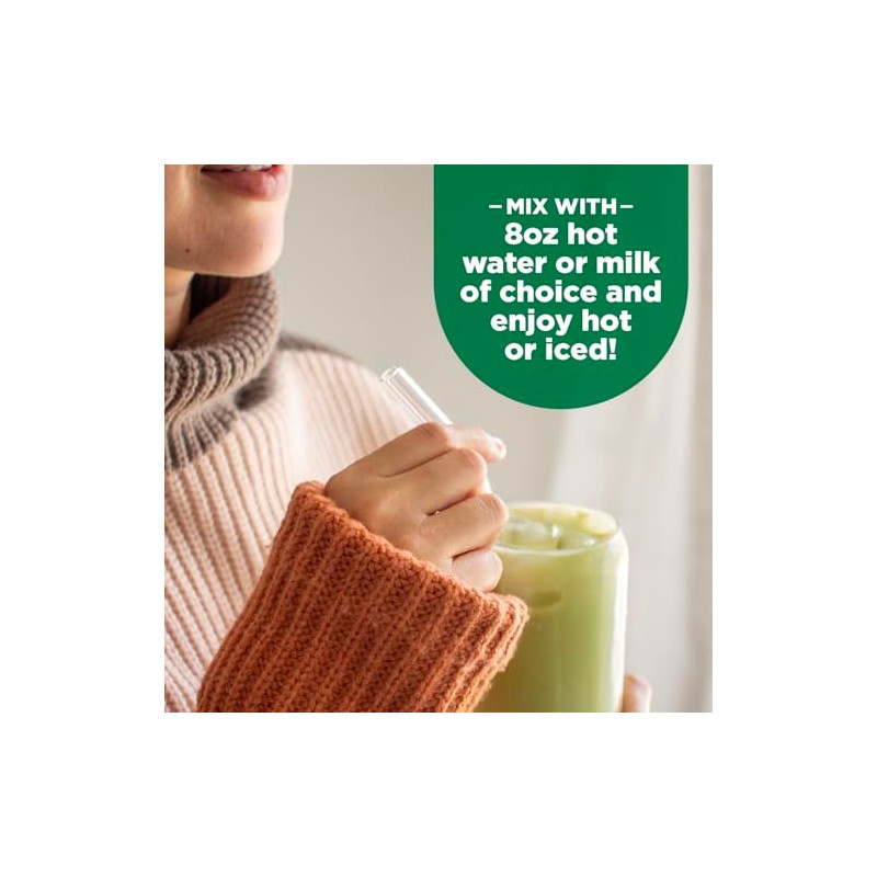 Navitas Organics Mezcla Instantnea para Matcha Latte Una Mezcla