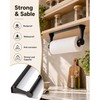 Kitchen Roll Holder, Under Cabinet Paper Towel Holder, Aluminium Base