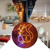 Squirrel Cocktail Neon Sign for Wall Decor Orange Squirrel Neon