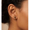 Reffeer Solid 925 Sterling Silver Cross Stud Earrings for Women