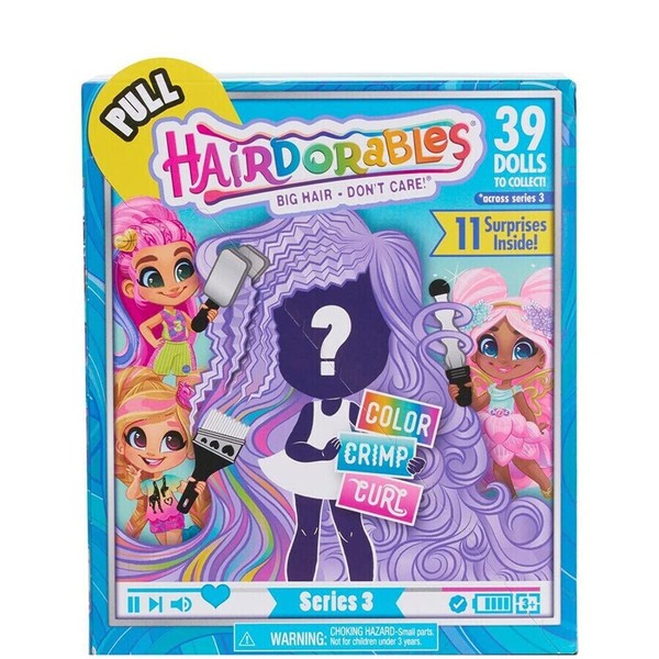 Hairdorables ‐ Collectible Dolls Series 3 (Styles May Vary)