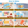 Alinana 9 Cavities Popsicles Molds, Without BPA Popsicle Molds with