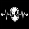 Deadpool Heartbeat Vinyl Decal Sticker | Cars Trucks Vans Walls