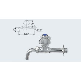 Kakudai 13 7250 Self-Closing Home Faucet