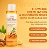 4Pcs Turmeric Skin Care Set- Soap Bar, Facial Cleanser, Toner